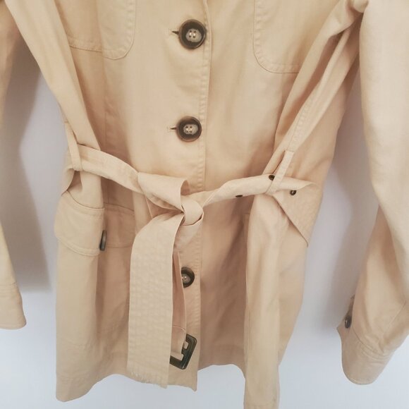 Cami Women's Banana Color Belted Safari Style Jacket  18 - Picture 7 of 12